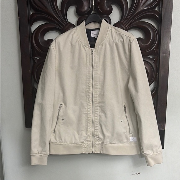 Men’s FIVE FOUR Los Angeles Lined Stone Colour Coat - Picture 1 of 10